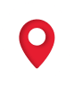 A red location pin icon commonly used on maps to indicate a specific point of interest, such as an urgent care facility or medical center.
